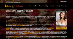 Desktop Screenshot of escortofbelgium.com